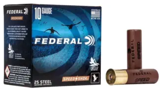 FEDERAL SPEED-SHOK HIGH VELOCITY STEEL 10GA 3-1/2 1-1/2OZ BB