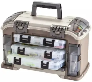 Coffre à pêche Plano Guide Series™ Angled Tackle System 3600 Sandstone Guid