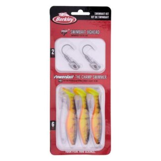 Berkley PowerBait® The Champ Swimmer Kit HD Fire Perch and H
