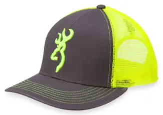 BROWNING CAP FLASHBACK CHAR/NEON GRN