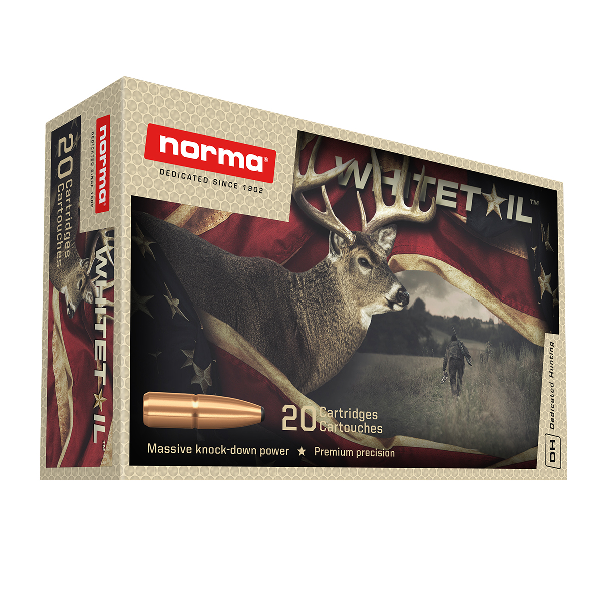 NORMA WHITETAIL 308WIN 11.7G/180GR