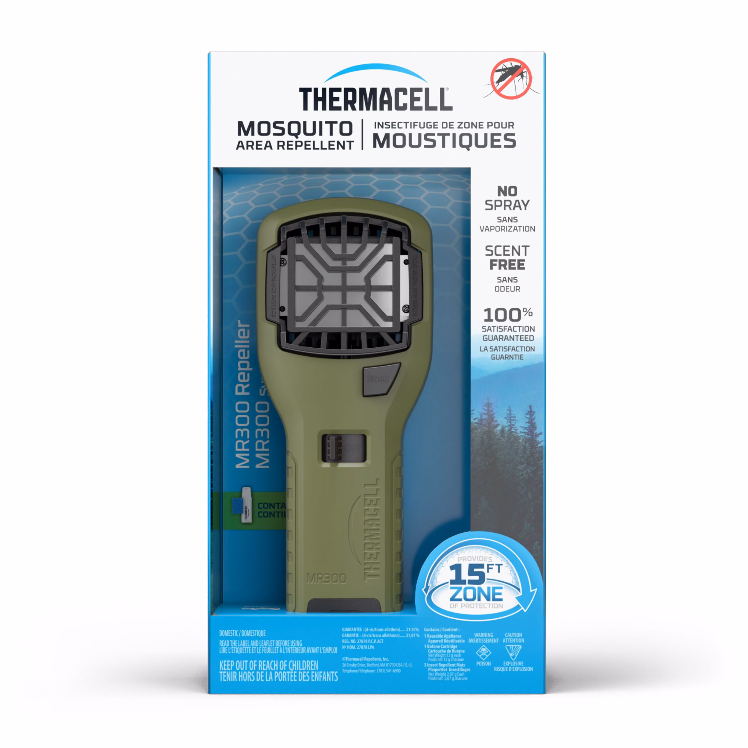 Thermacell MR 300G Portable Mosquito Repeller - Olive