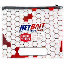 BAITFUEL 13x16 netbait hex tek clear tackle bag