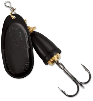 BLUE FOX Classic Vibrax 00  Painted  7/64   Black / Black