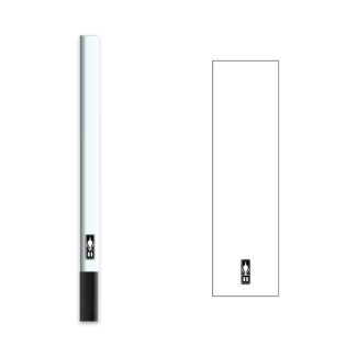 BOHNING SMALL SOLID WRAPS WHITE 4''12PK