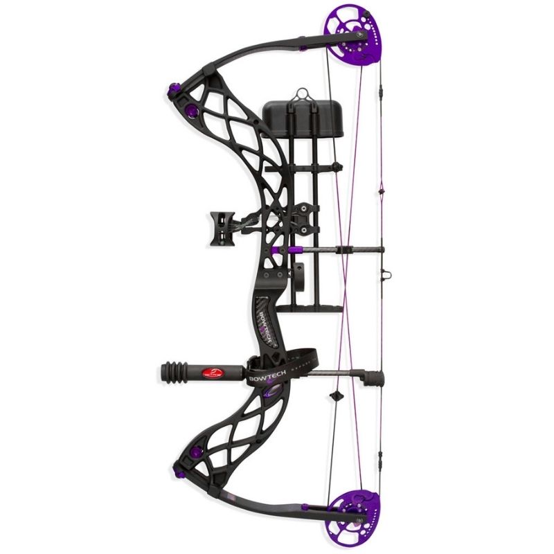 BOWTECH Carbon Rose RH 40# Black w/ Ratchet Pkg