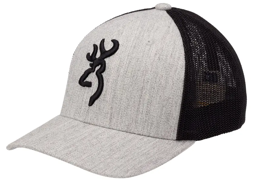 BROWNING CAP COLSTRIP MESH CHARC L/XL