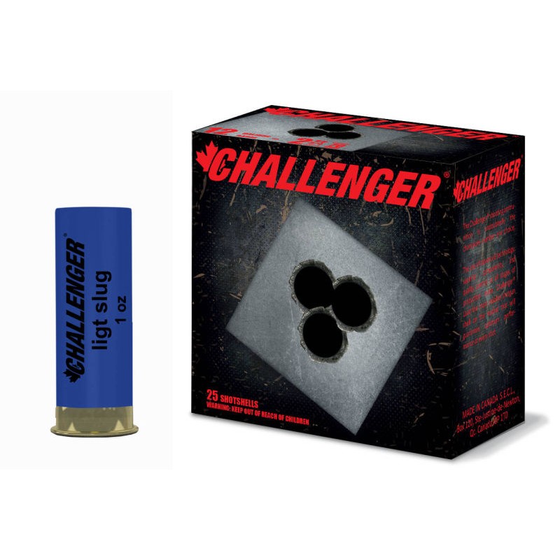 Challenger Ammo 150 Target Light Slug 12 GA, 2-3/4, 1450 fps