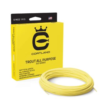 Cortland Line C 333 Trout-All Purpose WF7F 90 FT Yellow