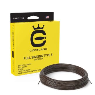 Cortland Line C 333 Full Sinking Type 3  WF5S 90 FT Brown