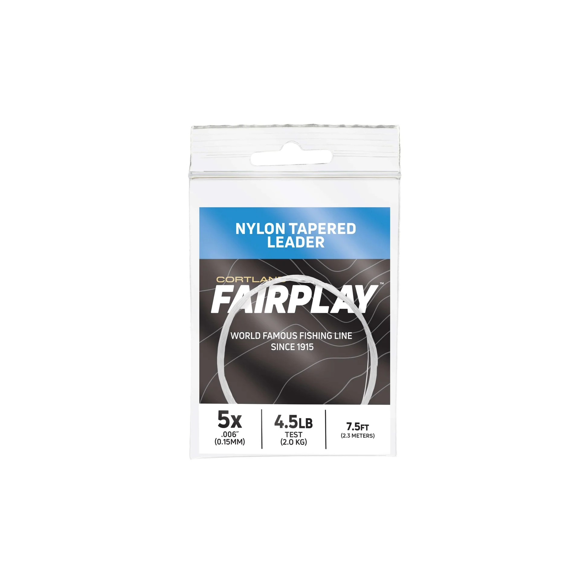 Cortland Line C Fairplay Leaders 5X-4.5 LB 9 FT Clear