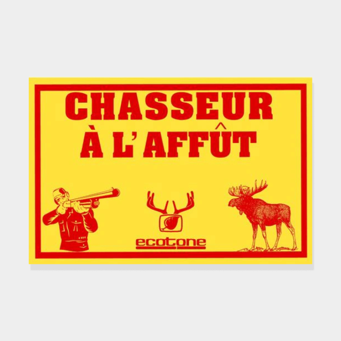 ECOTONE AFFICHES CHASSEUR 462751-100 A L'AFFUT