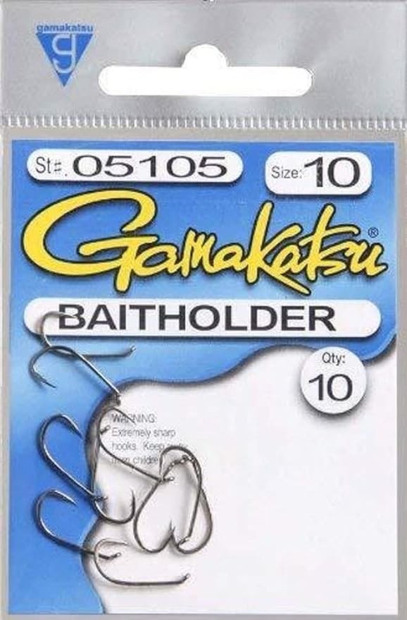 GAMAKATSU Baitholder Hook Bronze #10 10PK