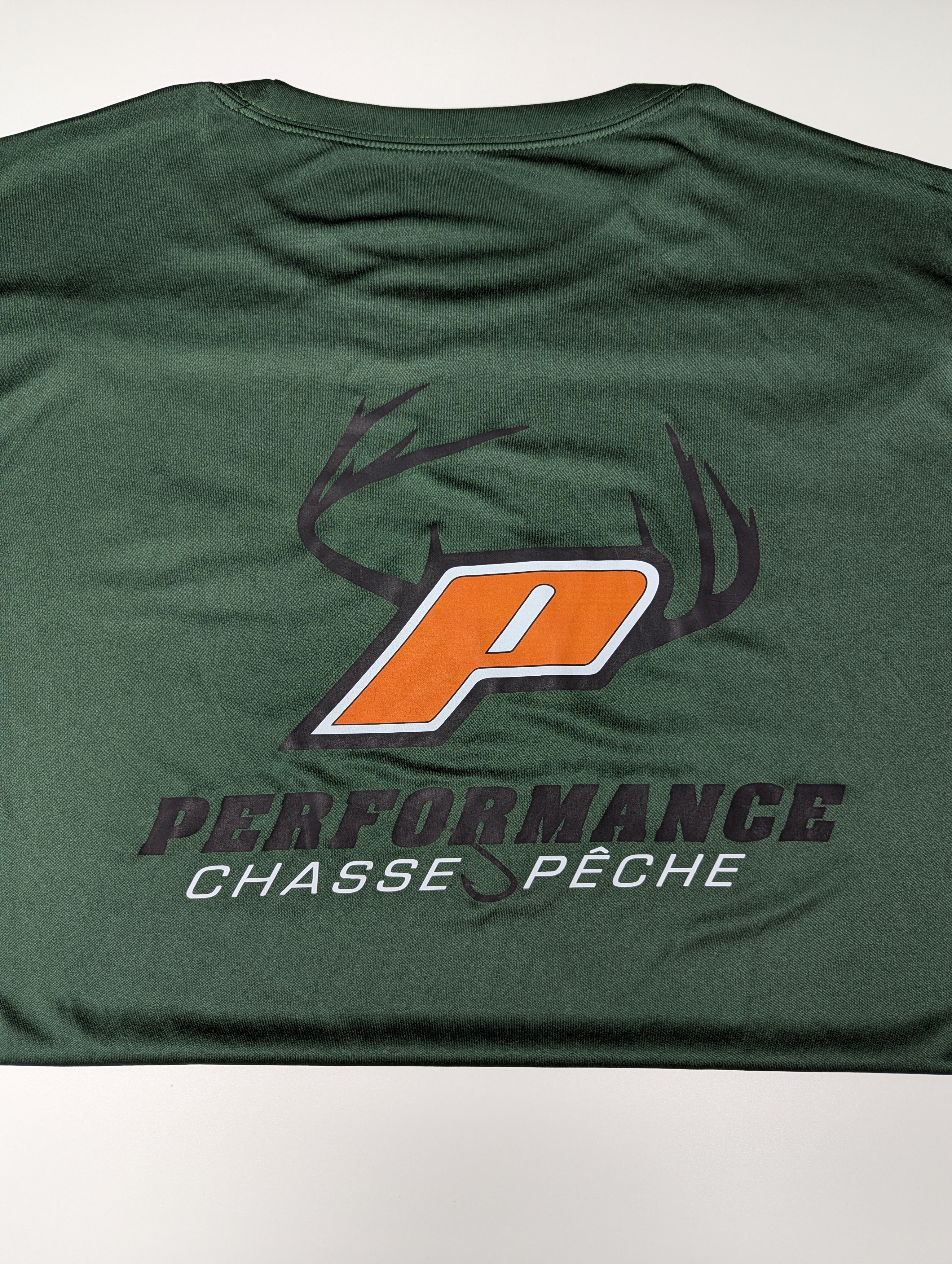 PERFORMANCE T-SHIRT VERT LOGO