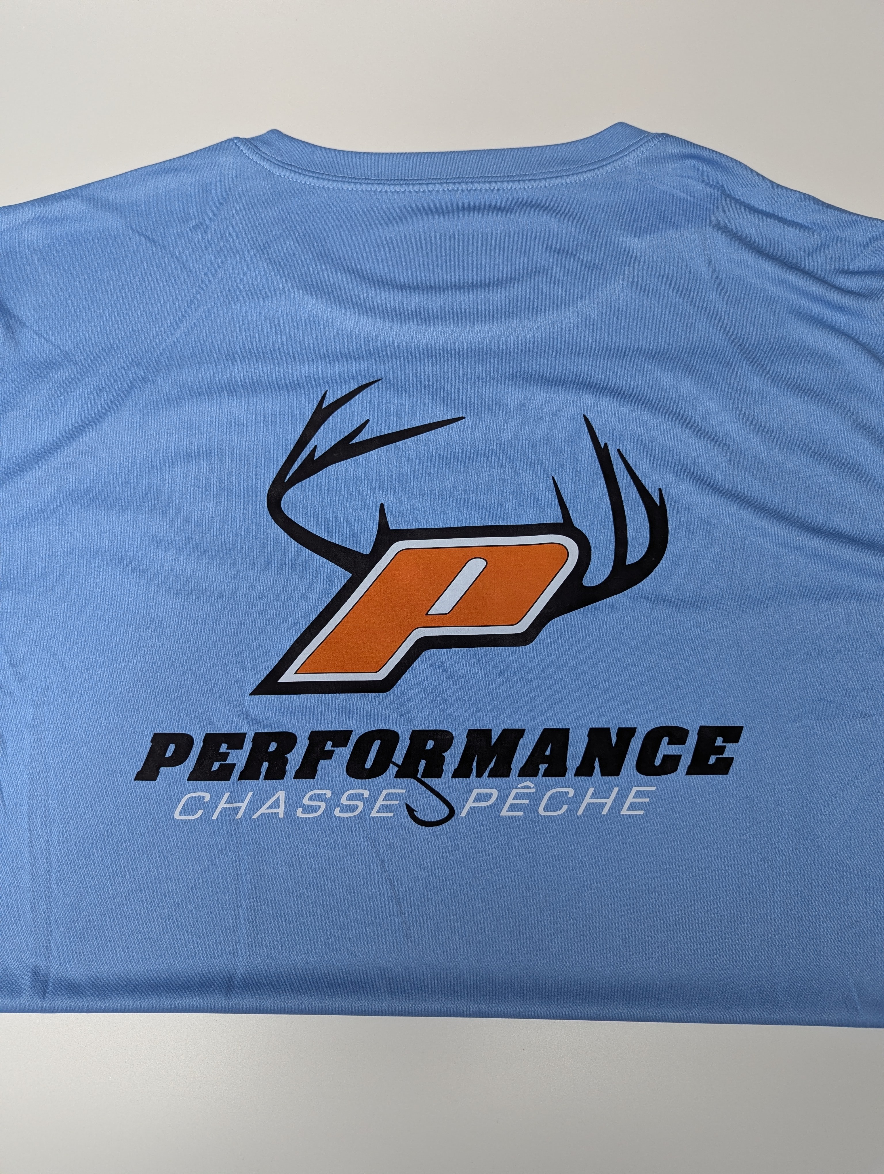 PERFORMANCE T-SHIRT DRY-FIT BLEU LOGO