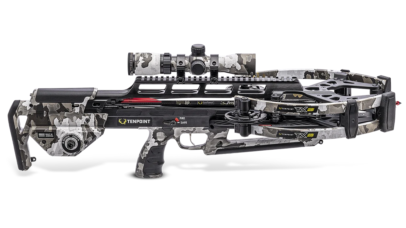 TENPOINT TX 28, ACUslide MAXX, RangeMaster 100 Black Scope M