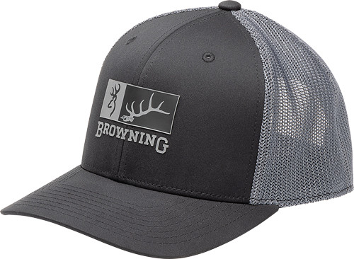 BROWNING CAP ELK RIDGE BLACK/GRAY – Image 3