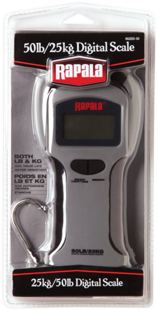RAPALA Digital Scale (black grip) 50 lb.