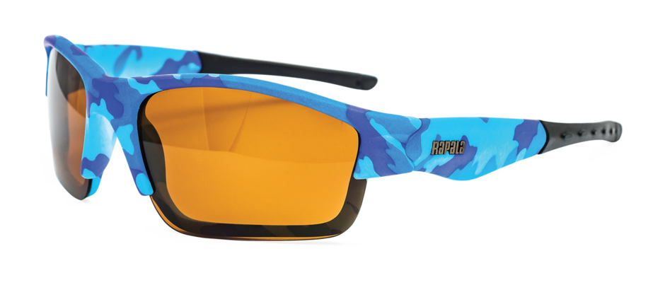 Kids (Boys) Polarized Fishing Glasses - Blue Camo – Image 3