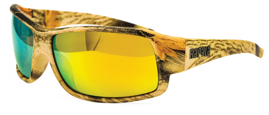 Prowler Polarized Glasses - CAMO/Amber/Orange Mirror