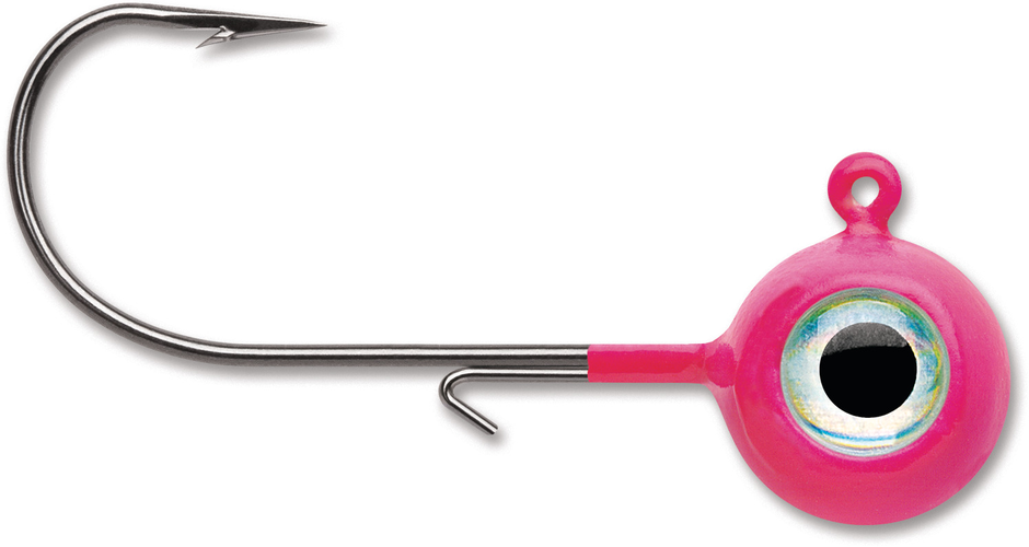 VMC Neon Moon Eye Jig 3/8 Glow Pink