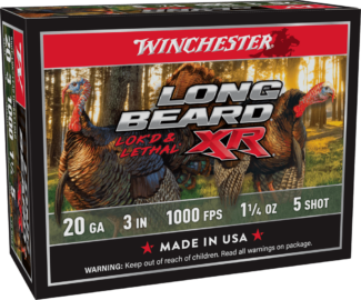 WINCHESTER LONG BEARD XR 20 GA 1 1/4 3 POUCES NO.5