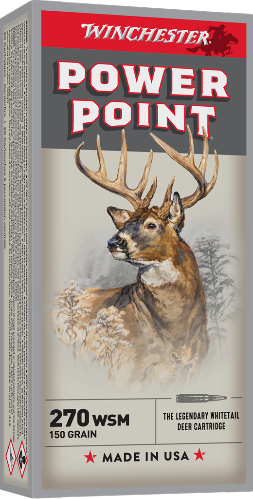WINCHESTER POWER POINT 150 GR 270 WSM