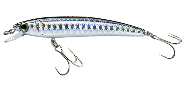 YO-ZURI PINS MINNOW (F) 70MM 2-3/4po SILVER BLACK 1/8OZ