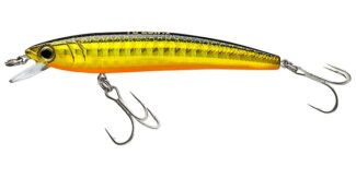 YO-ZURI PINS MINNOW (S) 70MM 2-3/4po  GOLD BLACK 3/16OZ
