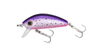 YO-ZURI L-MINNOW (S) 44MM 1-3/4po  PURPLE RAINBOW TROUT 3/16