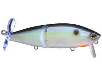 YO-ZURI 3DB WAKE PROP (F) 105mm 4-1/8po GHOST SEXY SHAD 1OZ