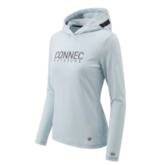 CONNEC SPORTCHIEF CHANDAIL FILET FEMME BLEU PÂLE