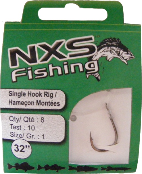 NXS Hameçons montés 32 ajustable #4