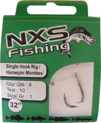NXS Hameçons montés 32 ajustable #6