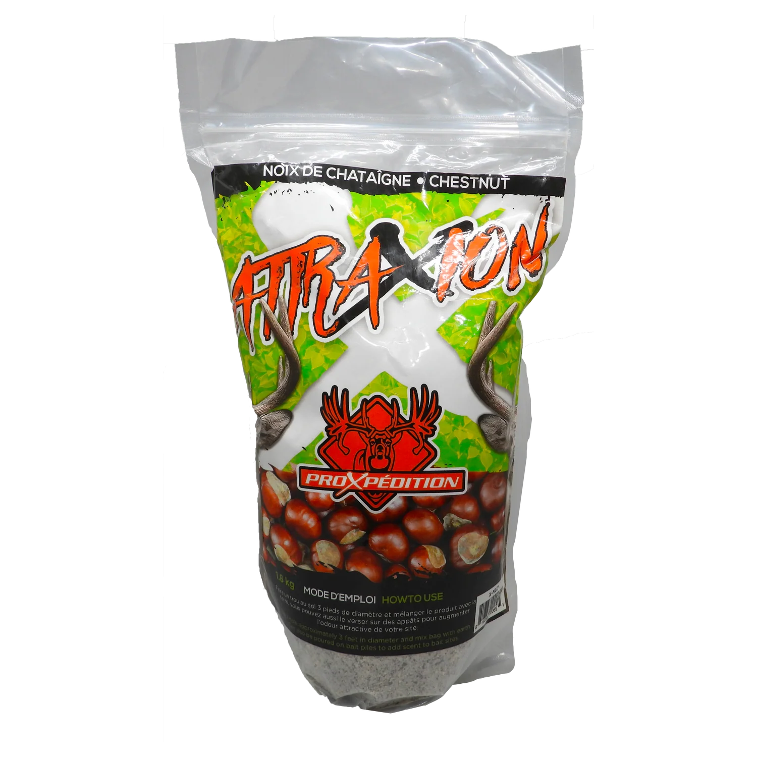 PROXPEDITION Chevreuil Attraxion saveur de chestnut 1.8 kg – Image 2