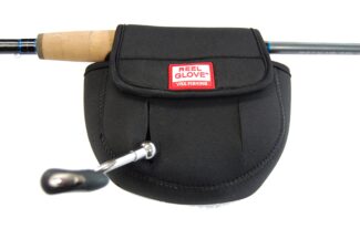 Rod Glove RGSPSM-BK Reel Glove Black Spinning for Reels up