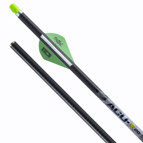 TENPOINT ACU-X Carbon Arrows 20 w/ ACU-X Nock .001 Green