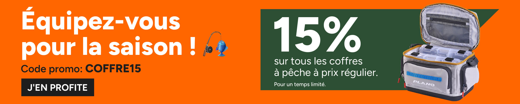 Promotion Coffre 15%