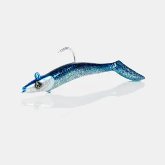 Savage Gear Sandeel Blue Silver 6 in 1 1/2 oz Scent Infused