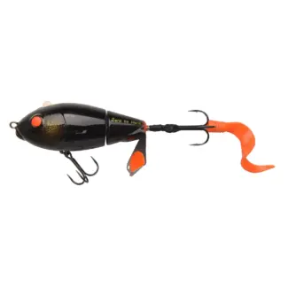Savage Gear Sucker Prop Black Orange 5 in 3 3/8 oz Topwater