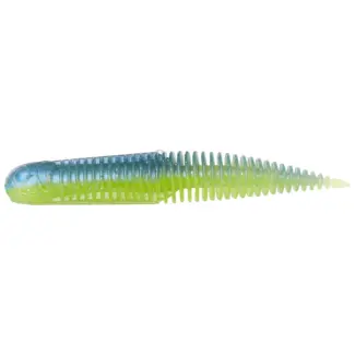 Savage Gear Toughtec Dragon Tail Slug Electric Blue Chartreu