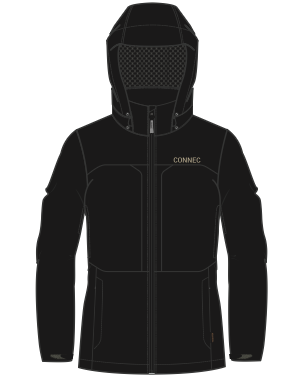 Manteau imperméable CONNEC TORRENT FEMME NOIRE