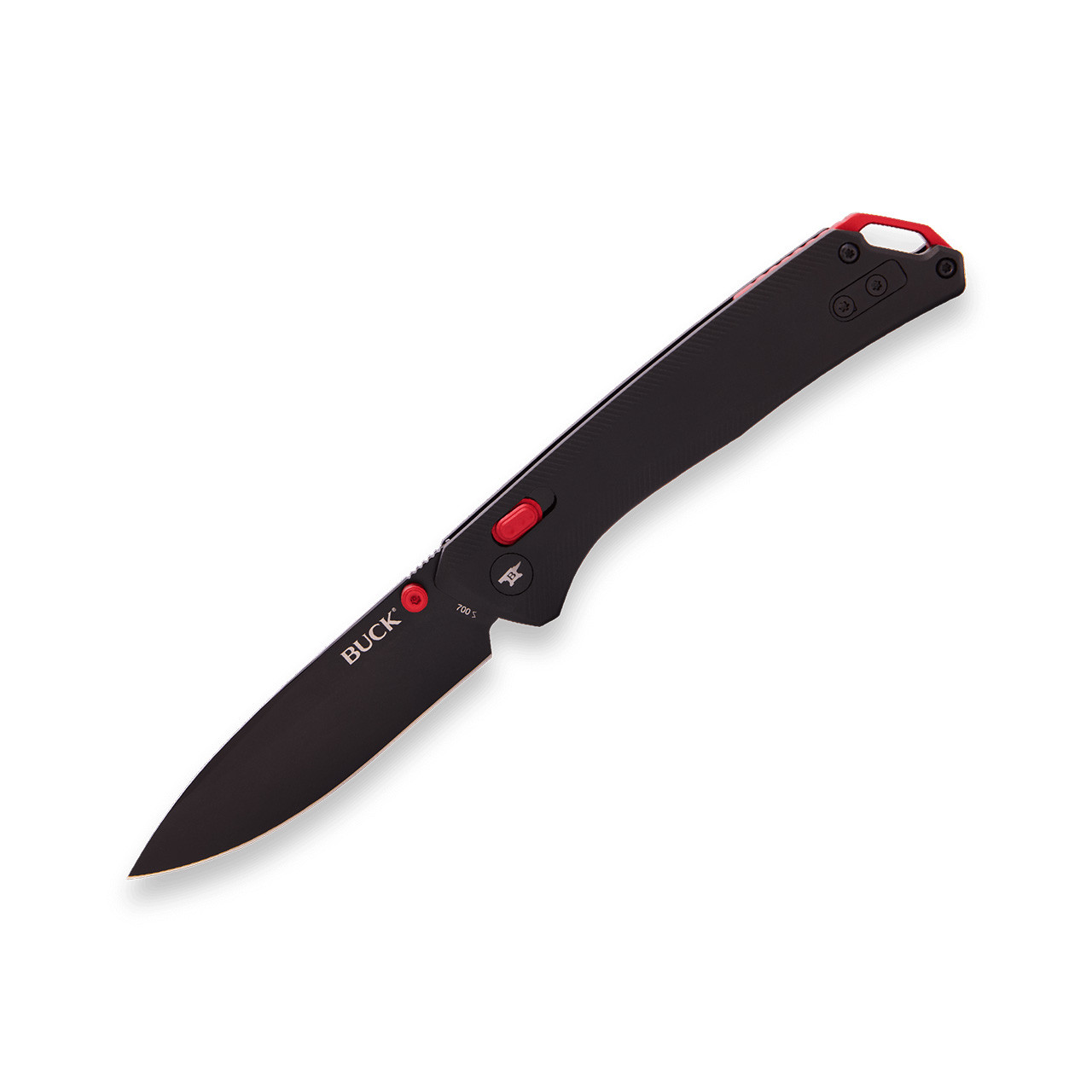 BUCK KNIVES CROSSBAR Large Black Alu Folding Knife