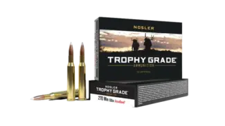 Nosler 60025 Trophy Grade Rifle Ammo 270 Winchester 130gr A