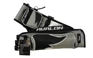 AVALON Classic Hip Quiver 3 Tube LH Black Grey