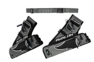 AVALON Classic Target Quiver 3 tubes Black Grey