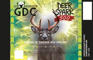 GLANDS DE CHENE DEER SPARK 500 ML-HORMONE MALE CHEVREUIL