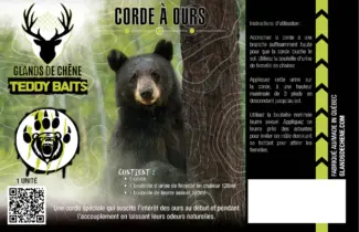 GLANDS DE CHENE Corde à Ours+Urine+leurre sexuel