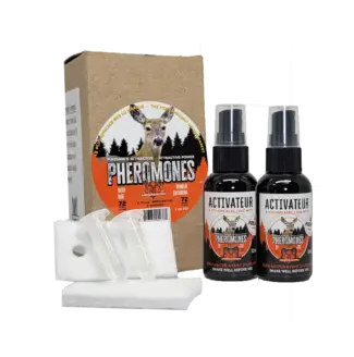 PROXPEDITION Phéromone chevreuil femelle + 2 activateurs – Kit Wrap
