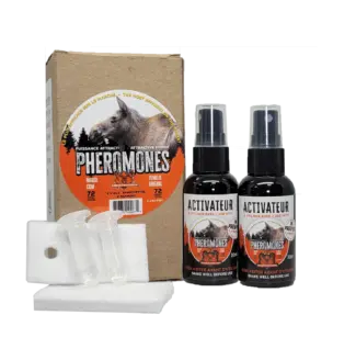 PROXPEDITION Phéromone orignal femelle + 2 activateurs – Kit emballé